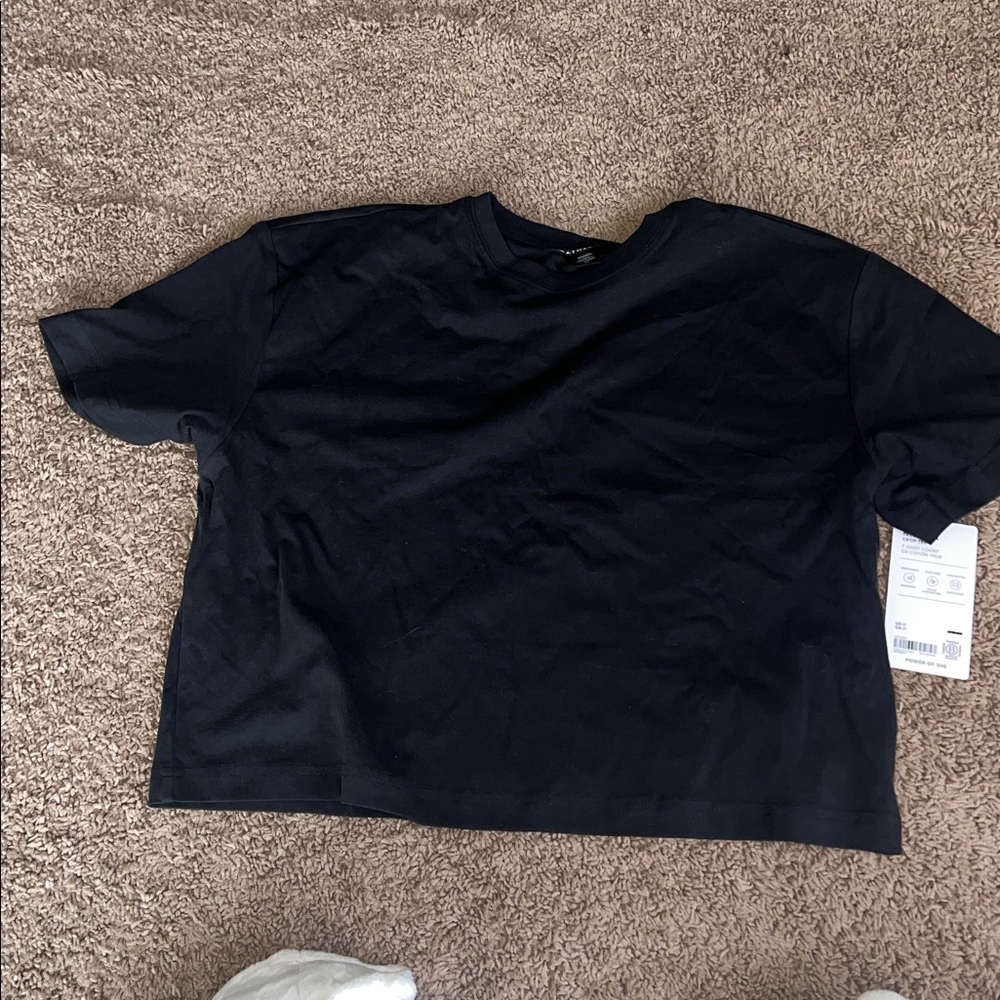 Athleta Black Short Sleeve Tee